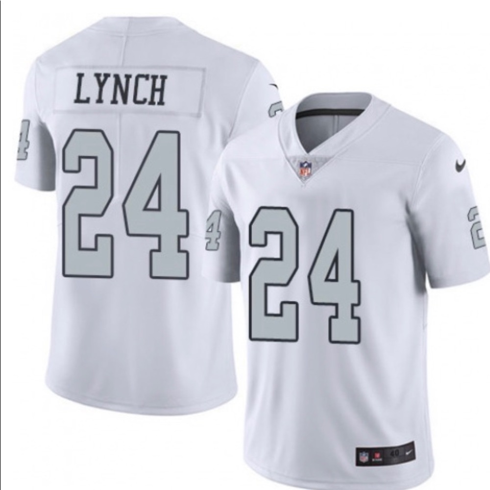 NIKE RAIDERS MARSHAWN LYNCH #24 COLOR RUSH JERSEY
